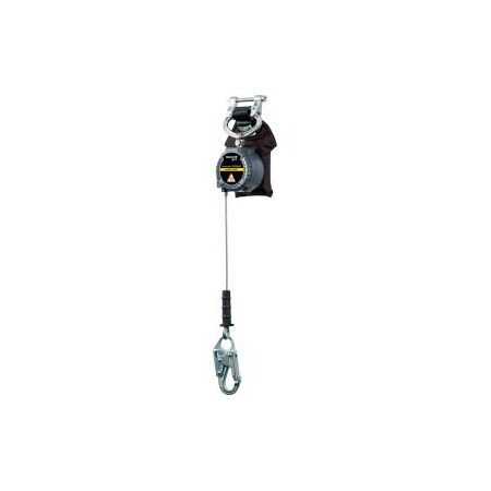 Honeywell North Miller TurboLite Edge Personal Fall Limiter, 1Leg, Steel Snap Hook, 6', MFLEC36FT MFLEC-3/6FT